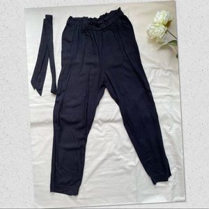 Black Stretch Waistband Pants